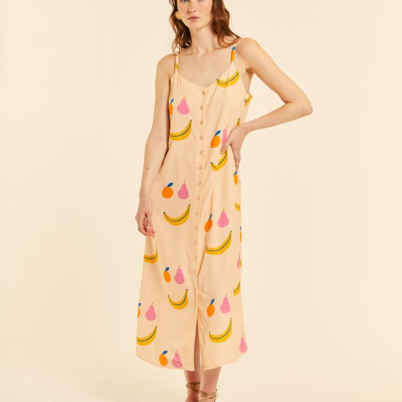 Vestido tirantes Happy Fruits