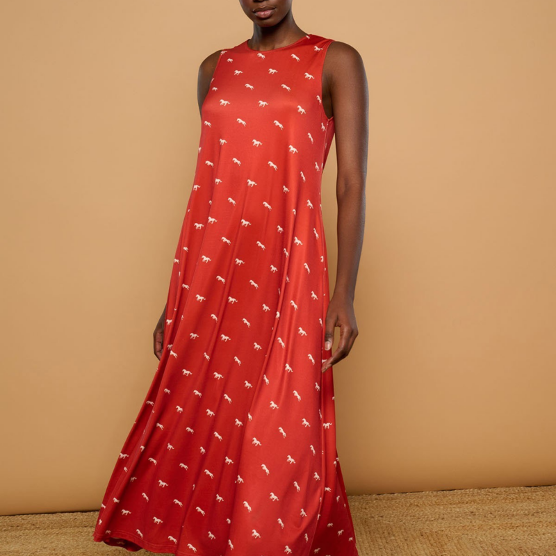 Maxi vestido sin mangas CAVALL
