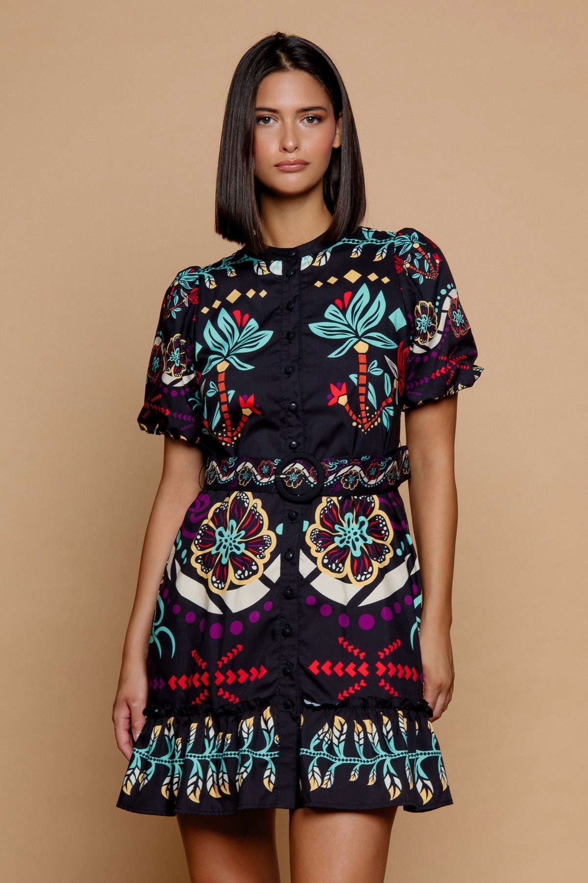Vestido corto BOHO