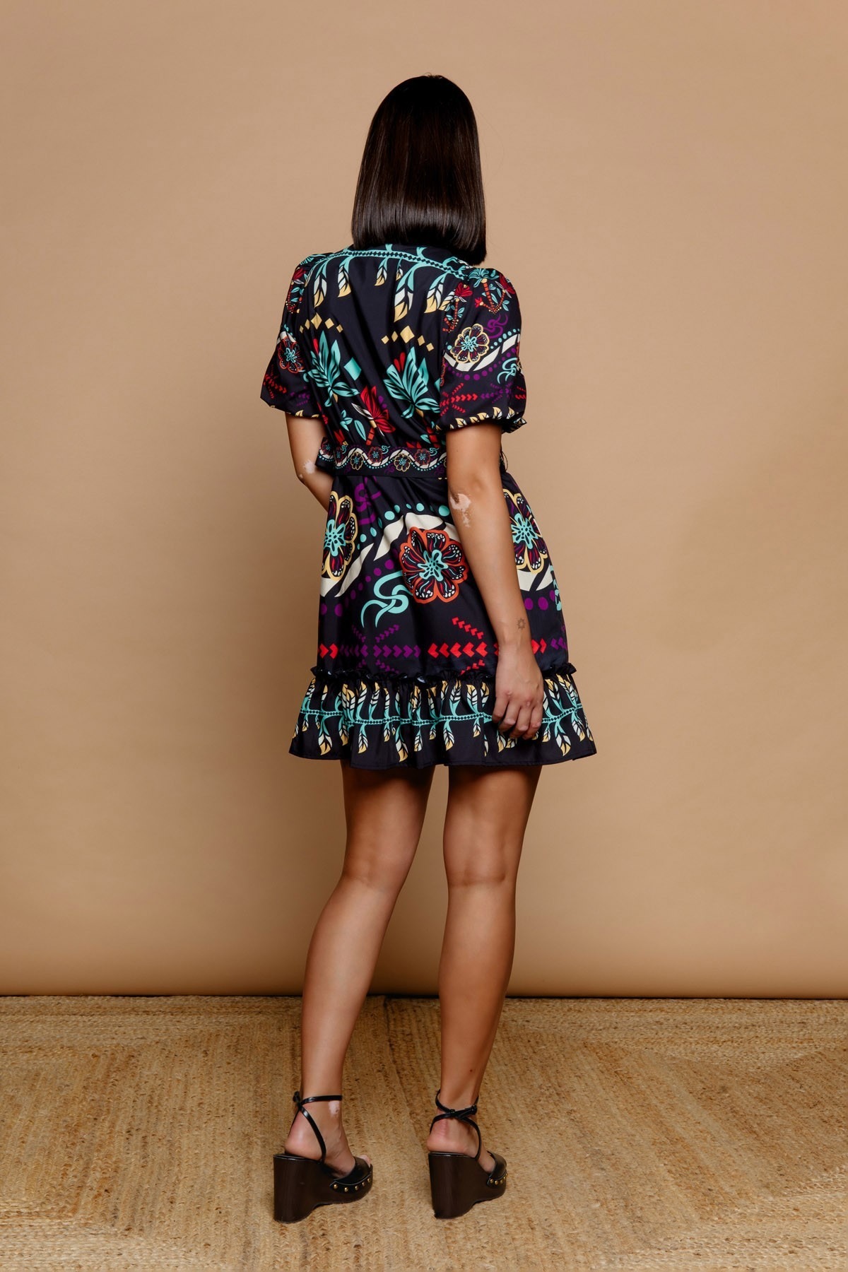 Vestido corto BOHO - Imagen 3