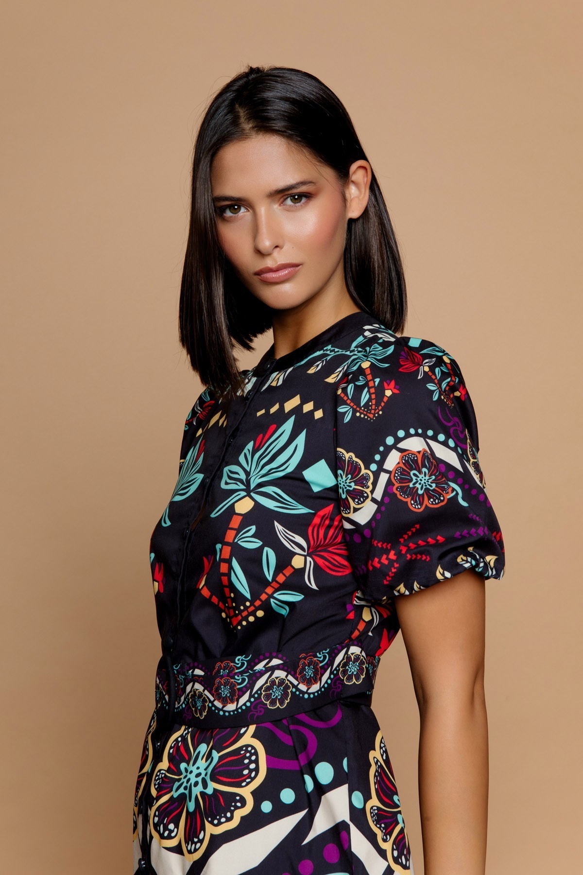 Vestido corto BOHO - Imagen 4