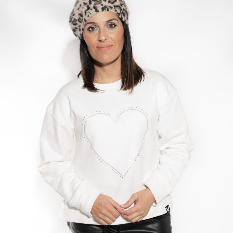 Sudadera ``CORAZÓN STRASS´´